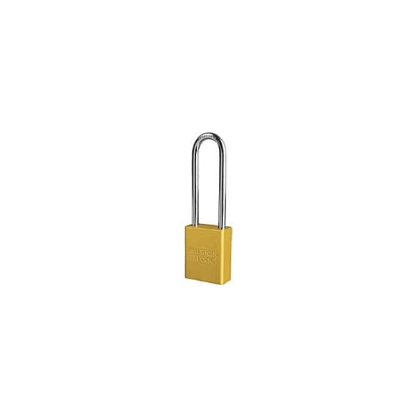 Gold Lock, 3" Shackle,